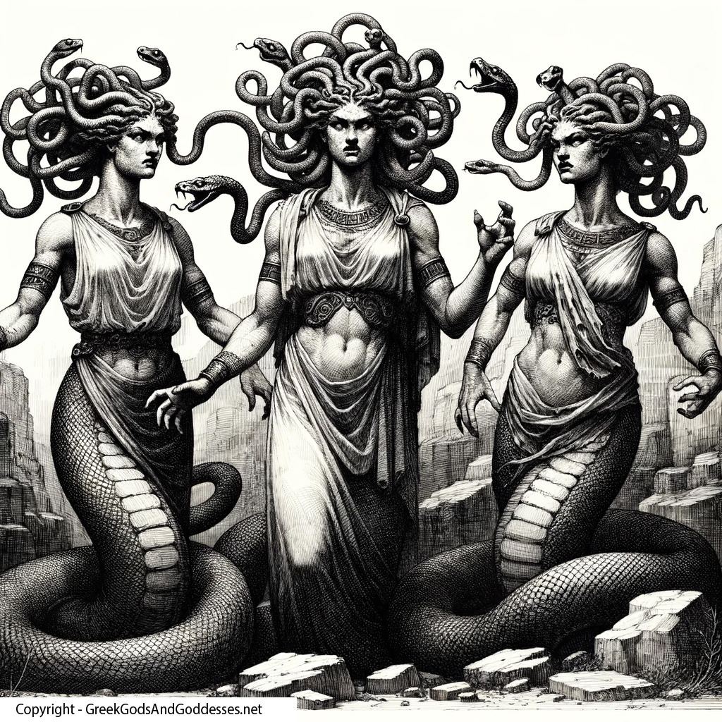 Gorgons • Greek Gods & Goddesses